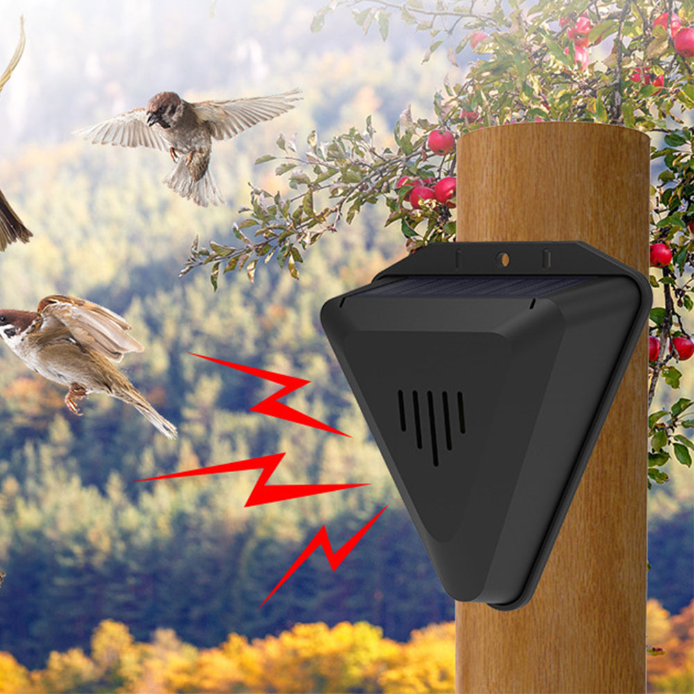 Solar Panel Monocrystalline - Solar Bird Repeller with 13 Sound