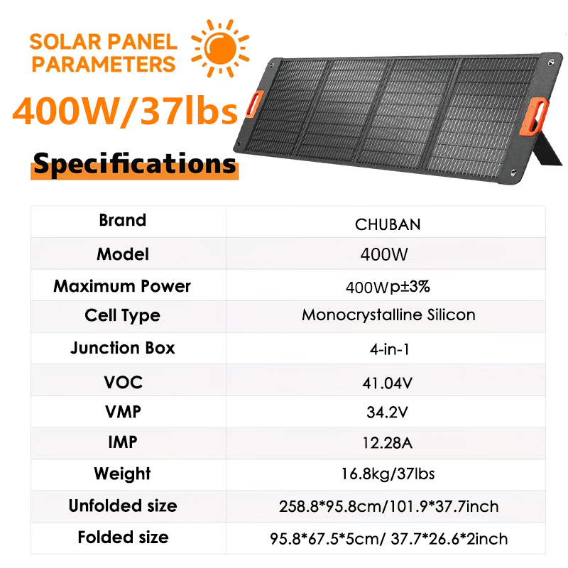 200W Foldable Solar Panel 400w - đánh giá và giá Solar Panel Monocrystalline